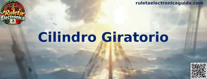 Representación visual de un Cilindro Giratorio de Ruleta Electrónica