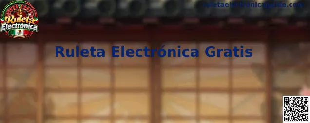 Ruleta Electrónica Gratis simulador digital