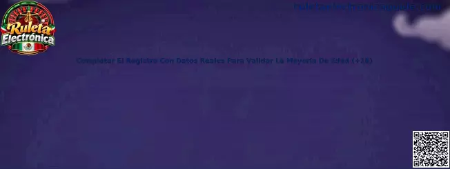 Completar registro con datos reales para validar mayoría de edad