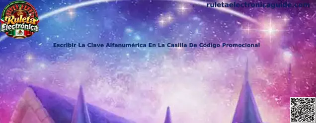 Escribir clave alfanumérica en código promocional