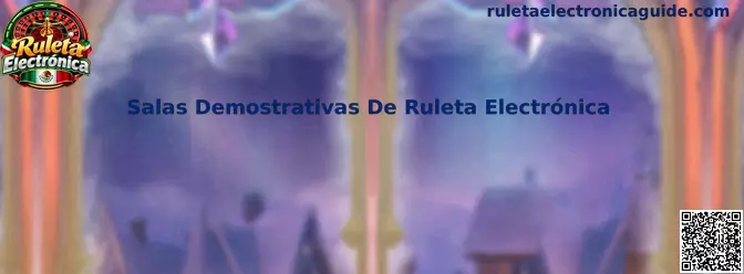 Ejemplo visual de una sala demostrativa de Ruleta Electrónica para práctica sin saldo real