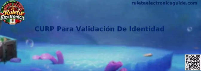 CURP Para Validación De Identidad en Ruleta Electrónica